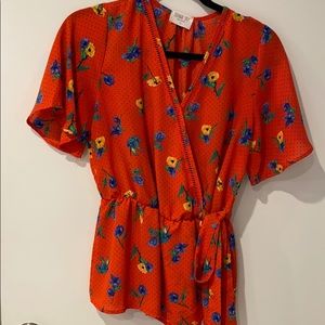 Sienna Sky Tied Blouse